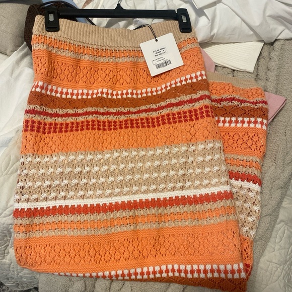 Gingham and Heels crochet Midi Skirt - Picture 1 of 2